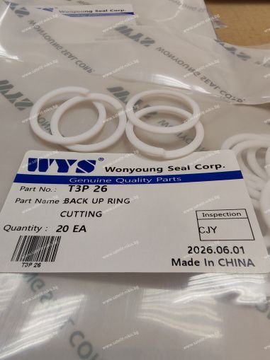 Back-up ring  T3P 26,  26x32x1.25 PTFE WYS/Korea , cut (endless type)