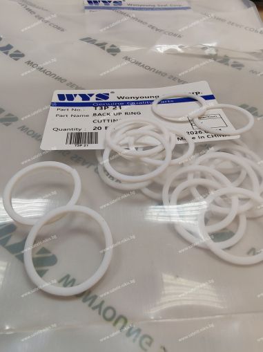 Опорен пръстен T3P 21, 21x25x1.25 PTFE WYS/Korea , срязан (безкраен тип)