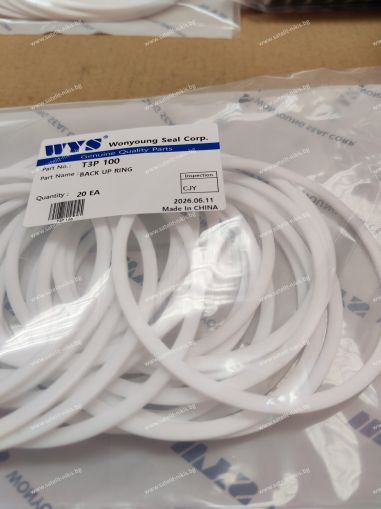 Опорен пръстен T3P 100, 100x110x1.9 PTFE WYS/Korea ,неразрязан, Caterpillar 099-0660