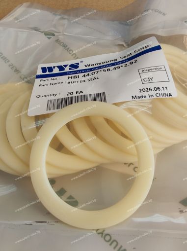 Buffer seal HBI 37.72x52.14x2.92 PU95 WYS/Korea, up to 350 bar, Caterpillar 3Y-8948