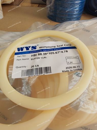 Buffer seal HBI 88.39x105.67x4.78 PU95 WYS/Korea, up to 350 bar, Caterpillar 6J-6736