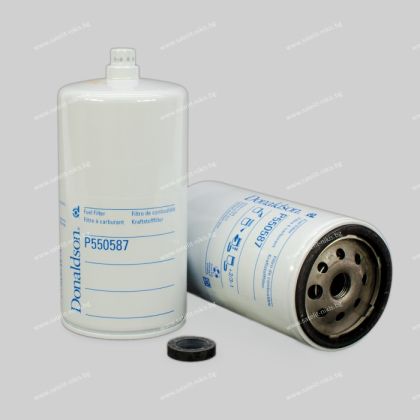 Fuel filter  P550587 Donaldson for ALLIS-CHALMERS ,ANTONIO CARRARO ,ASTRA ,ATLAS COPCO ,BOBCAT ,CASE/CASE IH ,DEUTZ ,FIAT ,GEHL ,HITACHI ,IVECO ,KOMATSU ,LIEBHERR ,MANITOU,NEW HOLLAND ,SAKAI ,SAME ,STEYR-DAIMLER-PUCH ,VALMET ,VOLKSWAGEN , VOLVO , WIRTGEN 