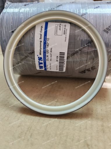 Metal-clad wiper DLW 120x140x10 PU95 + SPCC WYS, HITACHI 4083971,VOLVO 2046-01740