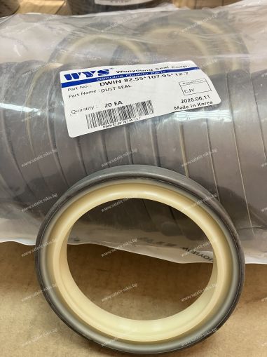 Metal-clad wiper DWIN 82.55x107.95x12.7 PU95 + cold rolled steel SPCC WYS, Caterpillar 6J-4169