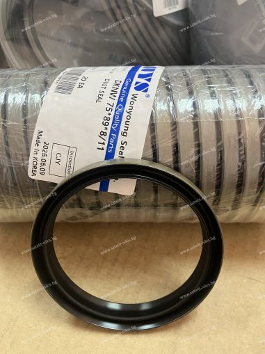 Double acting metal wiper   DKNW 75x89x8/11 NBR + SPCC WYS/Korea, KOMATSU 07016-00908,VOLVO 9564-20900