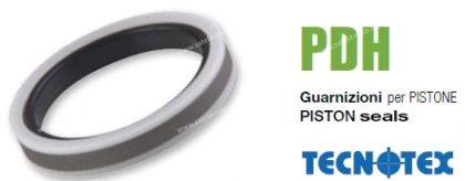 Hydraulic piston seal PDH-137/1  200x177x15.5/16 NBR/PTFE+Bronze/POM up to 600 bar heavy duty GUARNITEC/Italy, KOMATSU 424-63-H0P10,707-44-20080,707-44-20180,707-44-20190 ,VOLVO  2046-02300