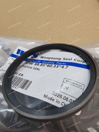 Hydraulic piston seal SPW 69.85x60.33x4.7 PTFE + NBR WYS/Korea, CATERPILLAR5J-7010