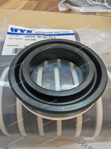 Хидравлично уплътнение за бутало  OUYK 70x45x15.5 NBR70+PA WYS/Korea, до 270 bar, KOMATSU 09370-00070