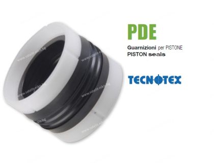 Хидравлично уплътнение за бутало PDE 90x70x35 NBR+TPE+POM  до 700  bar GUARNITEC/Italy