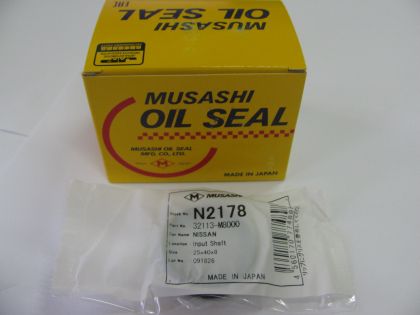 Oil seal AS 25x40x8 NBR Musashi N2178,  transmision of Nissan,Toyota OEM 32113-M8000