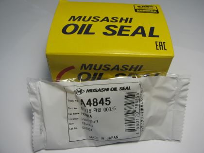 Семеринг AS 28x41x7 L NBR   Musashi A4845, скоростна кутия на Honda ОЕМ  91216 PH8 003/5