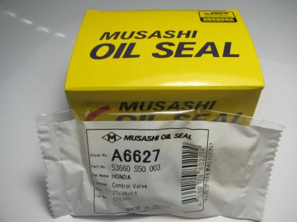 Oil seal ADS-4 27x38x5.5 NBR Musashi A6627, steering gear of  Honda OEM  53660  S50 003