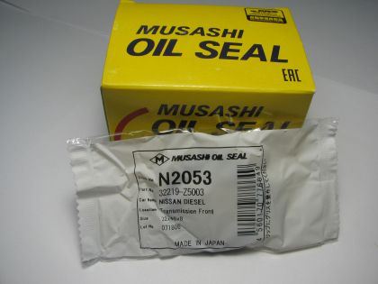 Семеринг AS 32x45x8 NBR Musashi N2053, скоростна кутия (първичен вал) на Nissan OEM 32219-Z5003