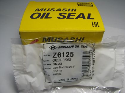 Oil seal AS 32x47x6 R NBR Musashi Z6125,  crankshaft,camshaft of Chevrolet,Daewoo Suzuki OEM 09283-32038