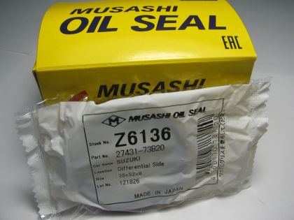 Oil seal AS 35x52x8 NBR Musashi Z6136, differential of  Suzuki,VW, transfer case of Suzuki Liana,Swift OEM 27431-73B20