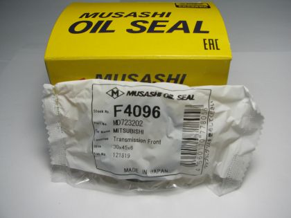 Oil seal BS 30x45x6 R Musashi F4096, transfer case, manual transmission of  Hyundai,Mitsubishi MD723202