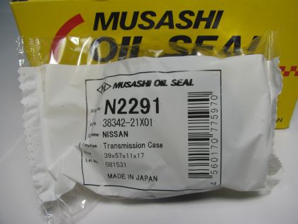 Семеринг UES-9 39x57x11/17 NBR Musashi N2291, диференциал на Nissan OEM 38342-21X01