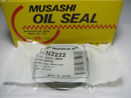 Oil seal UDS-S 35x55x11 W NBR Musashi N2222, wheel hub of Nissan OEM 43252-VW000