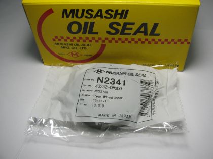 Oil seal UDS-S 36x55x11 NBR Musashi N2341, wheel hub of Nissan OEM 43252-0W000