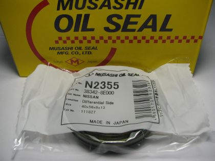 Oil seal UЕS-89S 40x56x8/13 W NBR Musashi N2355, automatic transmission,differential of Ford,Nissan ОЕМ 38342-8E000