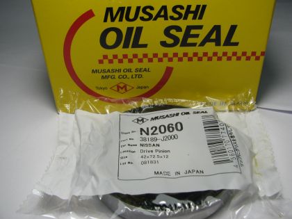 Oil seal BS 42x72.5x12 R NBR Musashi N2060, differential of OEM 38189-J2000