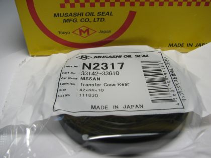 Oil seal AS 42x66x10 NBR Musashi N2317, camshaft of Nissan OEM 33142-33G10