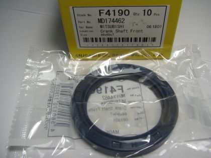 Oil seal AS 44x60x7 R Silicone Musashi F4190,  front crankshaft of Daihatsu,Dongfeng,Hyunda,Kia,Mitsubishi,Proton MD174462