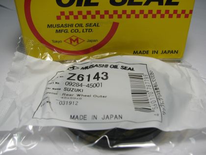 Oil seal KES-1S 45x59x8 NBR Musashi Z6143, wheel hub of Suzuki OEM 09284-45001