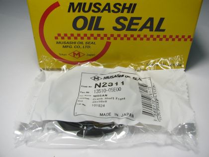 Oil seal  AS 46x58x8R NBR Musashi N2311, front crankshaft of Nissan OEM 13510-05E00