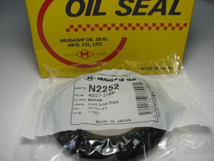 Oil seal YCS-S 50x72x14.5 NBR Musashi N2252,  differetial front of Infiniti,Nissan OEM 40227-31G00