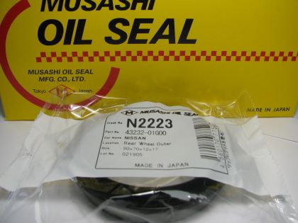 Oil seal UDS-59S 50x70x12/17 NBR Musashi N2223, wheel hub of Nissan OEM 43232-01G00