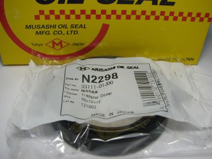 Oil seal UЕS-8 50x72x12 NBR Musashi N2298, transfer case of Nissan OEM 33111-01J00