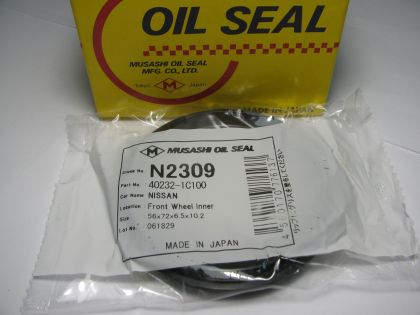 Oil seal UDS-59 56x72x7/10.2 NBRMusashi N2309, wheel hub of Nissan OEM 40232-1C100