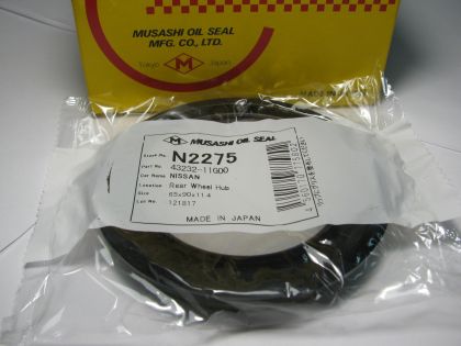 Oil seal YDS-5 65x90x11.4  NBR Musashi N2275,  wheel hub Nissan Cabstar (F23)  OEM 43232-11G00