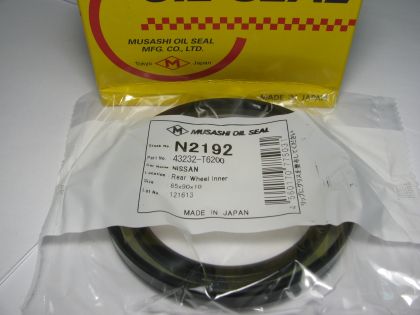 Oil seal KES-1 65x90x10  NBR Musashi N2192, rear axle of Nissan Cabstar (F22) OEM 43232-T6200