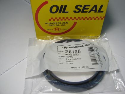 Oil seal AS 68x86x8 L-left helix,  Silicone Musashi Z6126, crankshaft of Geo,Subaru, Suzuki OEM 09283-68001