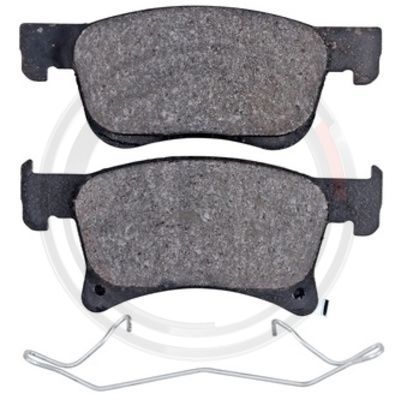 A.B.S.  35082  Brake Pad Set, disc brake for front axle of Opel 1605281, 0 986 494 823