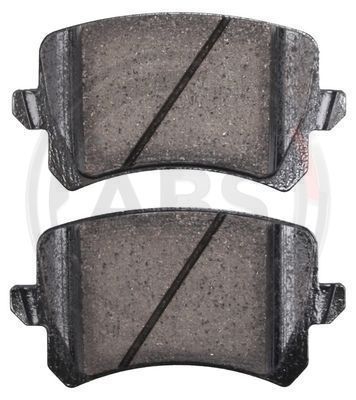 A.B.S.  37739  Brake Pad Set, disc brake for rear axle of Audi; Seat,VW,3AA 698 451, 3C0 698 451E