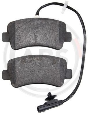 A.B.S.  37939  Brake Pad Set, disc brake for rear axle of Nissan, Opel, Renault,4406000Q0H, 440600264R 