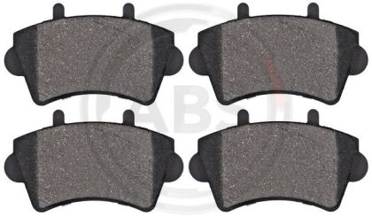 A.B.S.  37290  Brake Pad Set, disc brake for front axle of Nissan, Opel, Renault,41060-00QAD, 4402993 