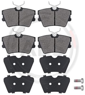 A.B.S.  36983  Brake Pad Set, disc brake for rear axle of Ford,Nissan,Opel,Renault,VW ,701 698 451C, 0 986 424 375