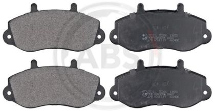 A.B.S.  37111  Brake Pad Set, disc brake for front axle of Opel,Renault,1605979; 4404777