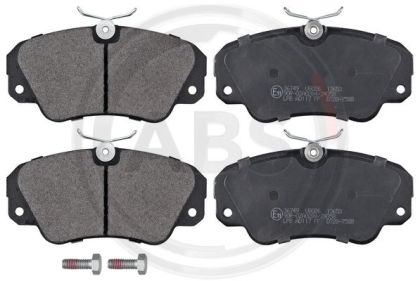 A.B.S.  36749  Brake Pad Set, disc brake for front axle of Opel 1605004, 1605033
