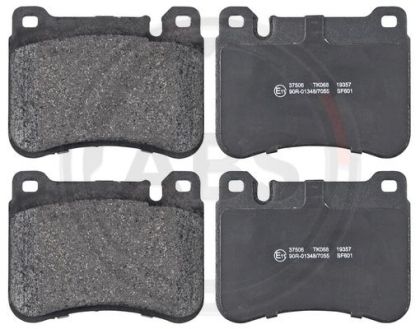 A.B.S.  37506  Brake Pad Set, disc brake for front axle of Mercedes-Benz 004 420 51 20; A 004 420 51 20