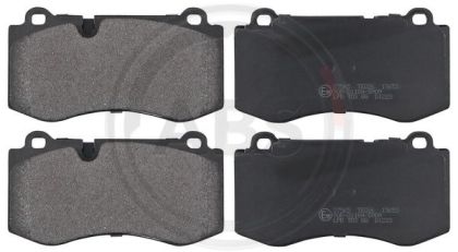 A.B.S.  37565  Brake Pad Set, disc brake for front axle of Mercedes-Benz 004 420 62 20, 004 420 80 20