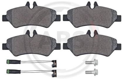 A.B.S.  37555  Brake Pad Set, disc brake for front axle of Mercedes-Benz 004 420 69 20, 2E0 698 451