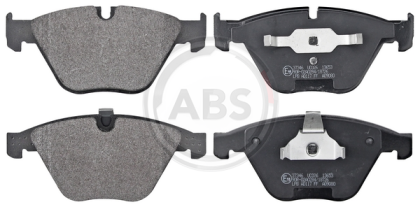 A.B.S.  37573  Brake Pad Set, disc brake for front axle of BMW 34 11 2 283 865, 34 11 6 753 668