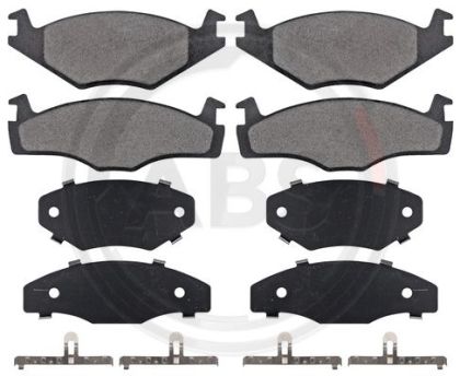 A.B.S.  36583  Brake Pad Set, disc brake for front axle of Seat,VW,51867.698.1, 867698151