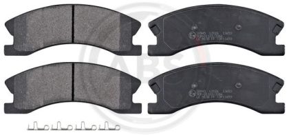 A.B.S.  38945  Brake Pad Set, disc brake for front axle of JEEP 05093138AA, 05093260AA
