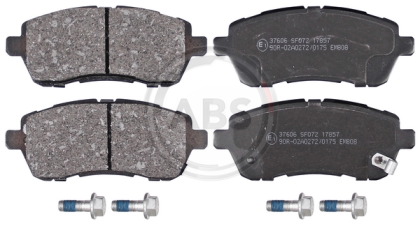 A.B.S.  37606  Brake Pad Set, disc brake for front axle of Daihatsu,Ford,Mazda,Subaru,Suzuki,04465-B1120, 1438867